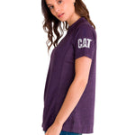 Polera Manga Corta Mujer LIGHTWEIGHT COOLING S/S CREW TEE Morada Cat