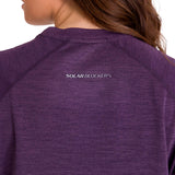 Polera Manga Corta Mujer LIGHTWEIGHT COOLING S/S CREW TEE Morada Cat