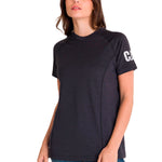 Polera Manga Corta Mujer LIGHTWEIGHT COOLING S/S CREW TEE Negra Cat