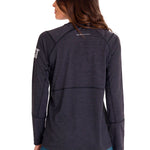 Polera Manga Larga Mujer WOMEN'S LIGHTWEIGHT COOLING L/S CREW Negra Cat