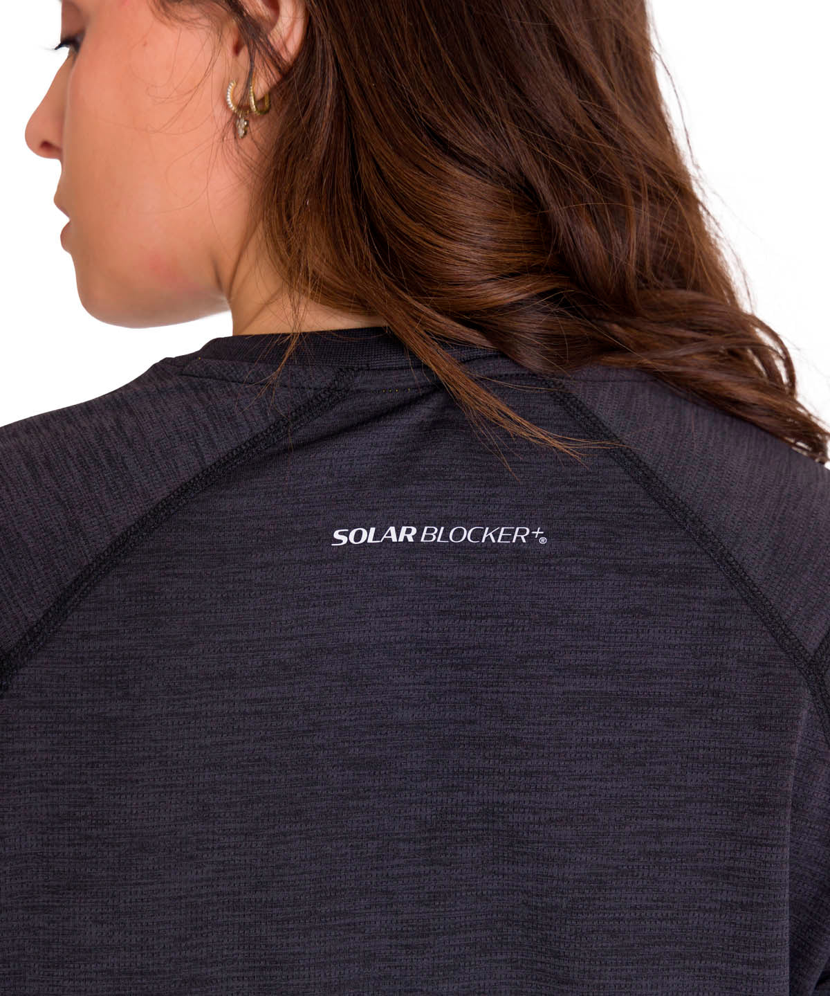 Polera Manga Larga Mujer WOMEN'S LIGHTWEIGHT COOLING L/S CREW Negra Cat