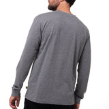 Polera Manga larga Hombre Tough Cut Pocket Gris Cat