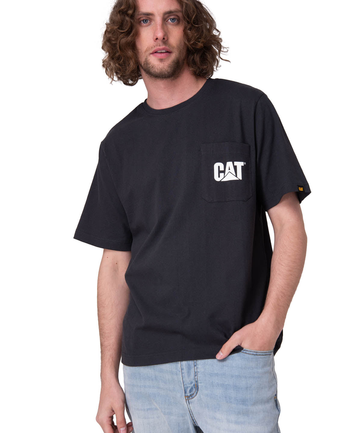Polera Manga Corta Hombre Tough Cut Graphic Negro