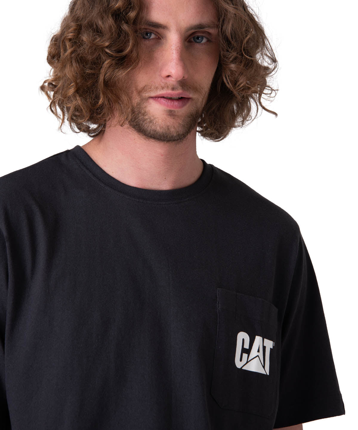 Polera Manga Corta Hombre Tough Cut Graphic Negro