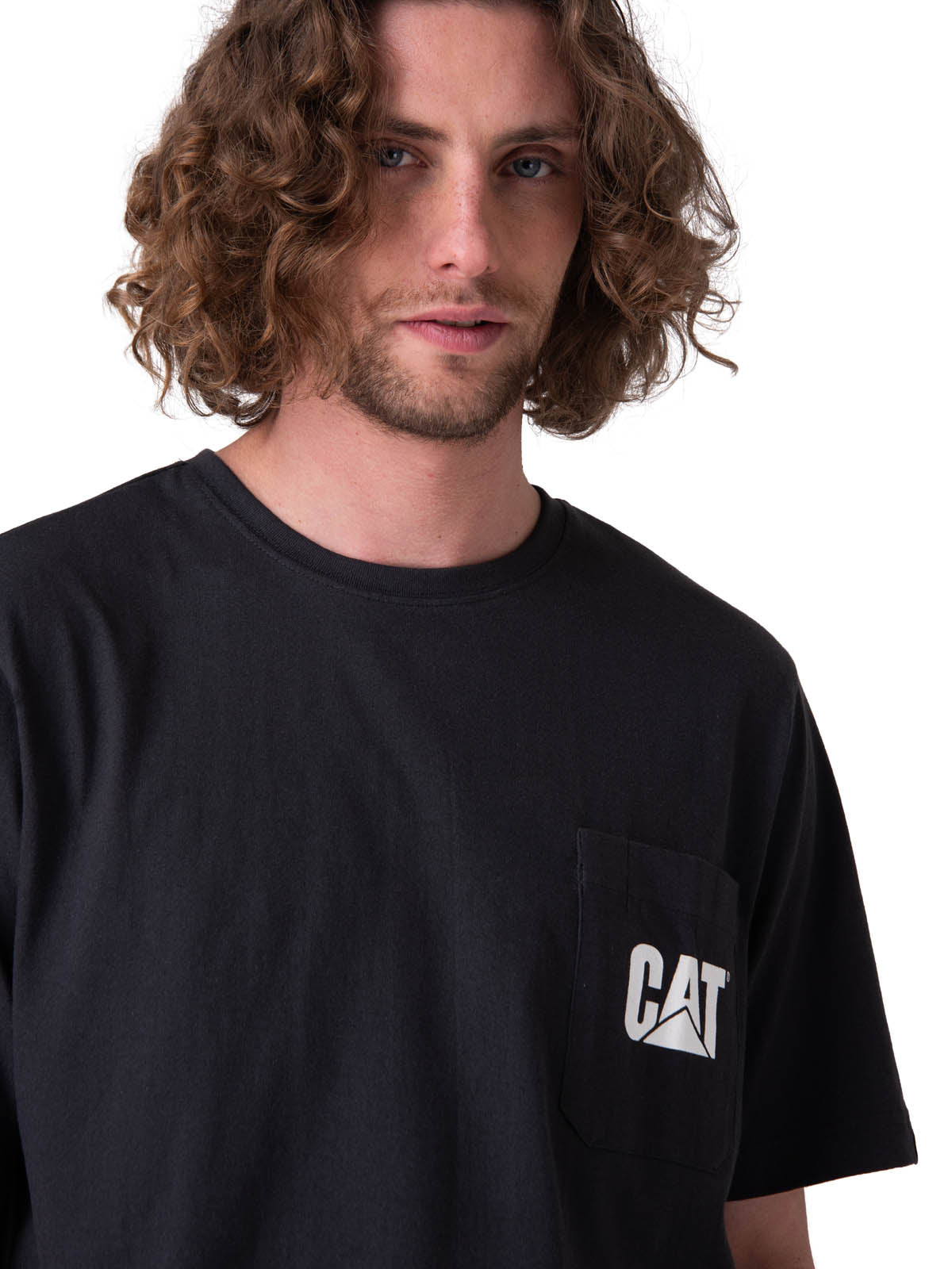 Polera Manga Corta Hombre Tough Cut Graphic Negro