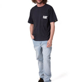 Polera Manga Corta Hombre Tough Cut Graphic Negro