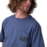Polera Manga Corta Hombre Tough Cut Graphic Azul
