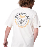 Polera Manga Corta Hombre Tough Cut Graphic Blanco