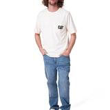 Polera Manga Corta Hombre Tough Cut Graphic Blanco