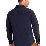 Camisa Manga Larga Casual Hombre LIGHTWEIGHT L/S WESTERN SHIRT Azul Marino Cat