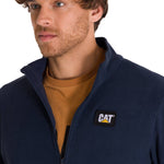Polar Casual Hombre Microfleece Full Zip Azul Cat