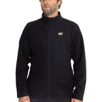 Polar Casual Hombre Microfleece Full Zip Negro Cat