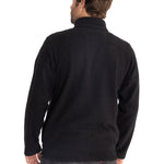 Polar Casual Hombre Microfleece Full Zip Negro Cat