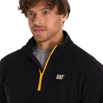 Polar Casual Hombre MICROFLEECE QUARTER ZIP NEGRO CAT