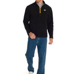 Polar Casual Hombre MICROFLEECE QUARTER ZIP NEGRO CAT