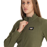 Polar Casual Mujer Women'S Microfleece Full Zip Verde Cat