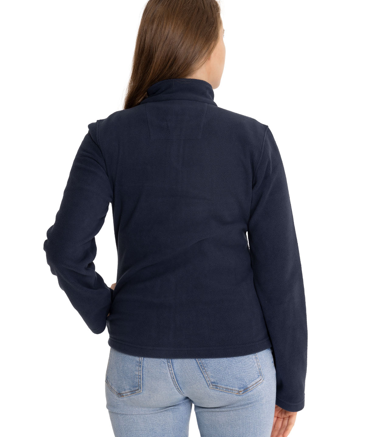 Polar Casual Mujer Women'S Microfleece Full Zip Azul Cat