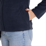 Polar Casual Mujer Women'S Microfleece Full Zip Azul Cat