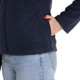 Polar Casual Mujer Women'S Microfleece Full Zip Azul Cat