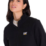 Polar Casual Mujer Women'S Microfleece Full Zip Negro Cat