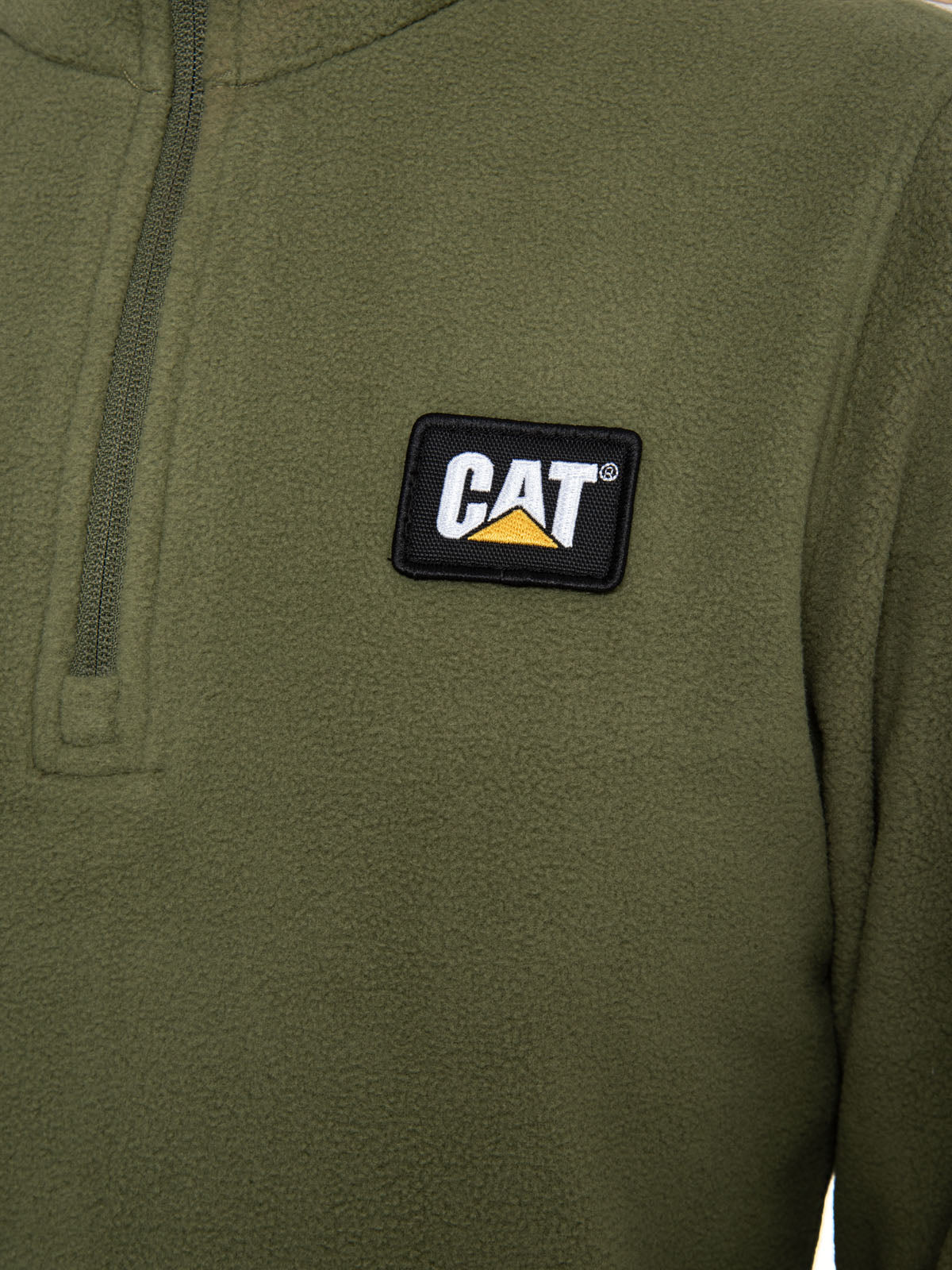 Polar Casual Mujer Women'S Microfleece Quarter Zip Gris Cat