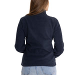 Polar Casual Mujer Women'S Microfleece Quarter Zip Azul Cat