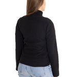 Polar Casual Mujer Women'S Microfleece Quarter Zip Negro Cat