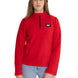 Polar Casual Mujer Women'S Microfleece Quarter Zip Rojo Cat