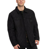 Chaqueta Casual Hombre Quilted Ripstop Shirt Jacket Negro Cat