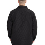 Chaqueta Casual Hombre Quilted Ripstop Shirt Jacket Negro Cat