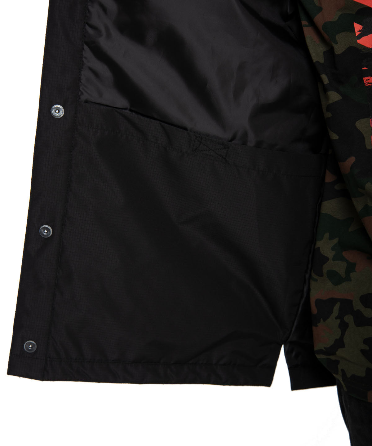 Chaqueta Casual Hombre Quilted Ripstop Shirt Jacket Negro Cat