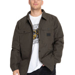 Chaqueta Casual Hombre QUILTED RIPSTOP SHIRT VERDE CAT