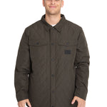 Chaqueta Casual Hombre QUILTED RIPSTOP SHIRT VERDE CAT