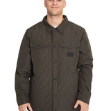 Chaqueta Casual Hombre QUILTED RIPSTOP SHIRT VERDE CAT