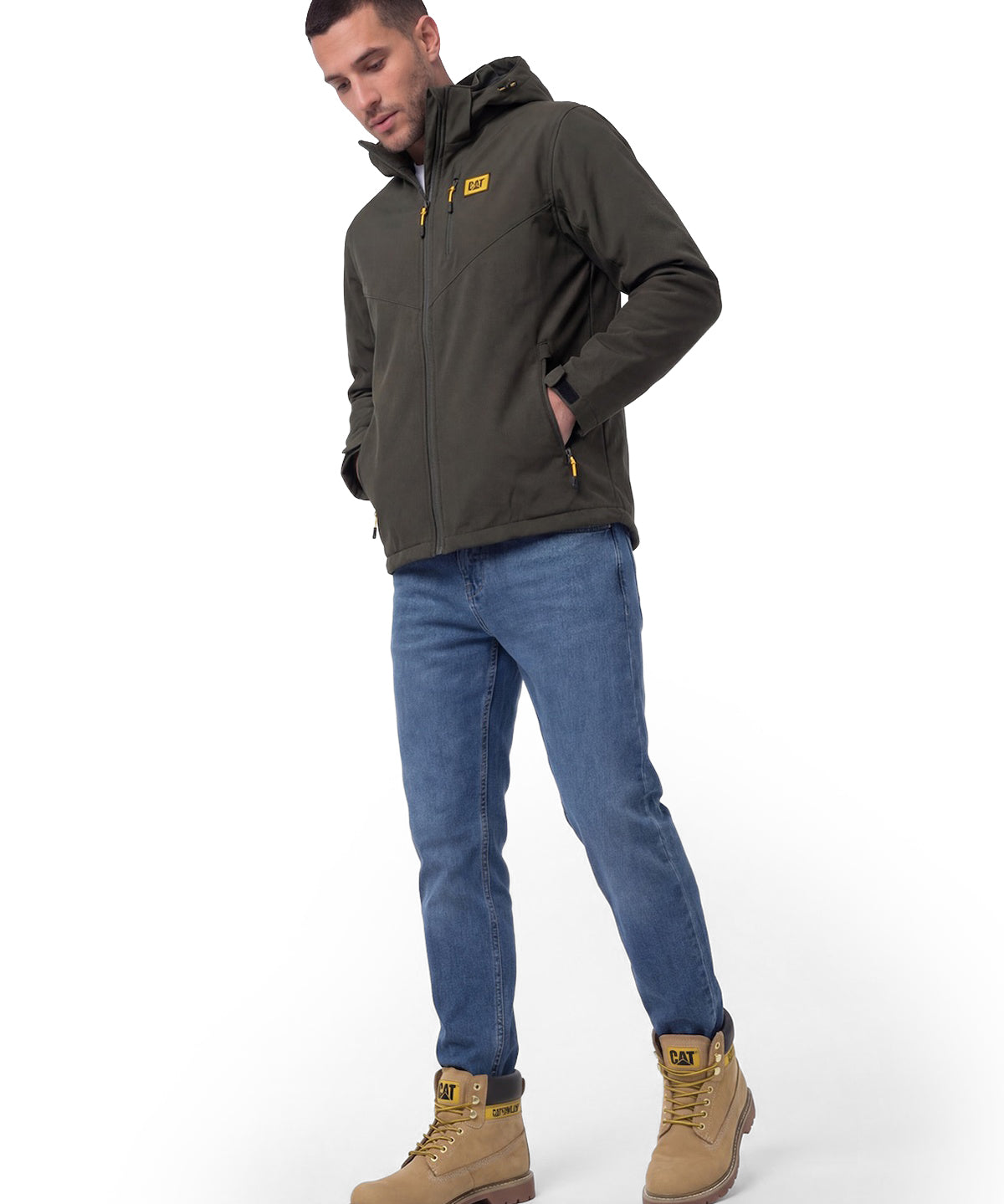 Chaqueta Waterproof Hombre LIGHTWEIGHT INSULATE Verde Cat