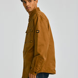 Chaqueta Casual Hombre WAXED COTTON SHIRT JAC Café CAT