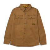 Chaqueta Casual Hombre WAXED COTTON SHIRT JAC Café CAT