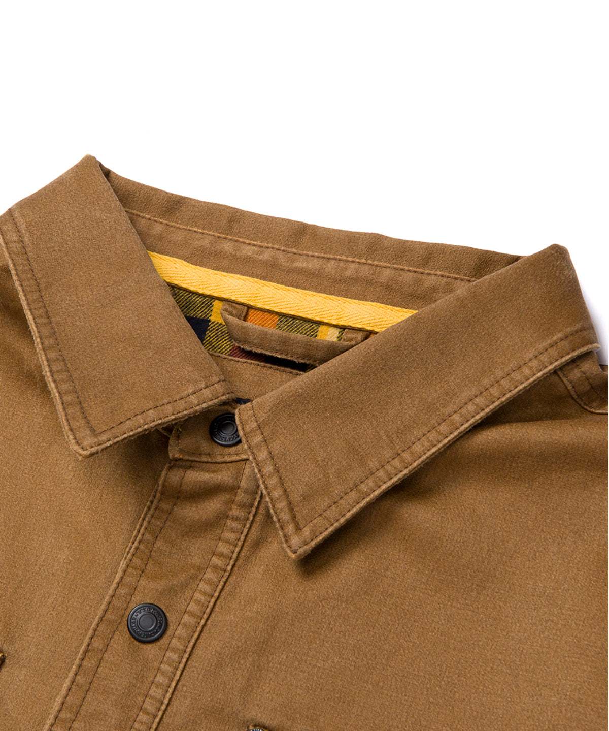Chaqueta Casual Hombre WAXED COTTON SHIRT JAC Café CAT