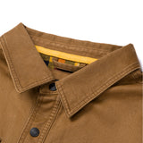 Chaqueta Casual Hombre WAXED COTTON SHIRT JAC Café CAT