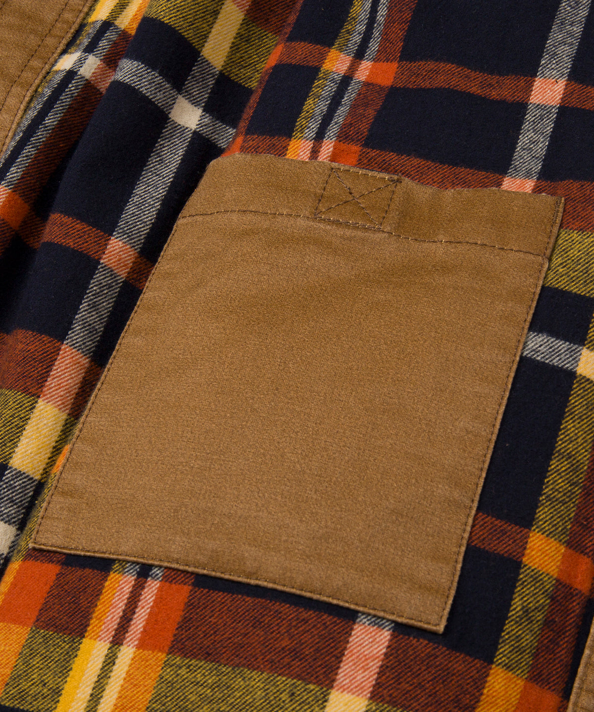 Chaqueta Casual Hombre WAXED COTTON SHIRT JAC Café CAT
