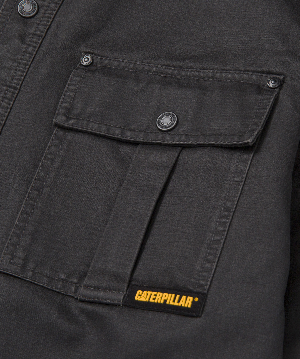 Chaqueta Hombre Waxed Cotton Shirt J Negro