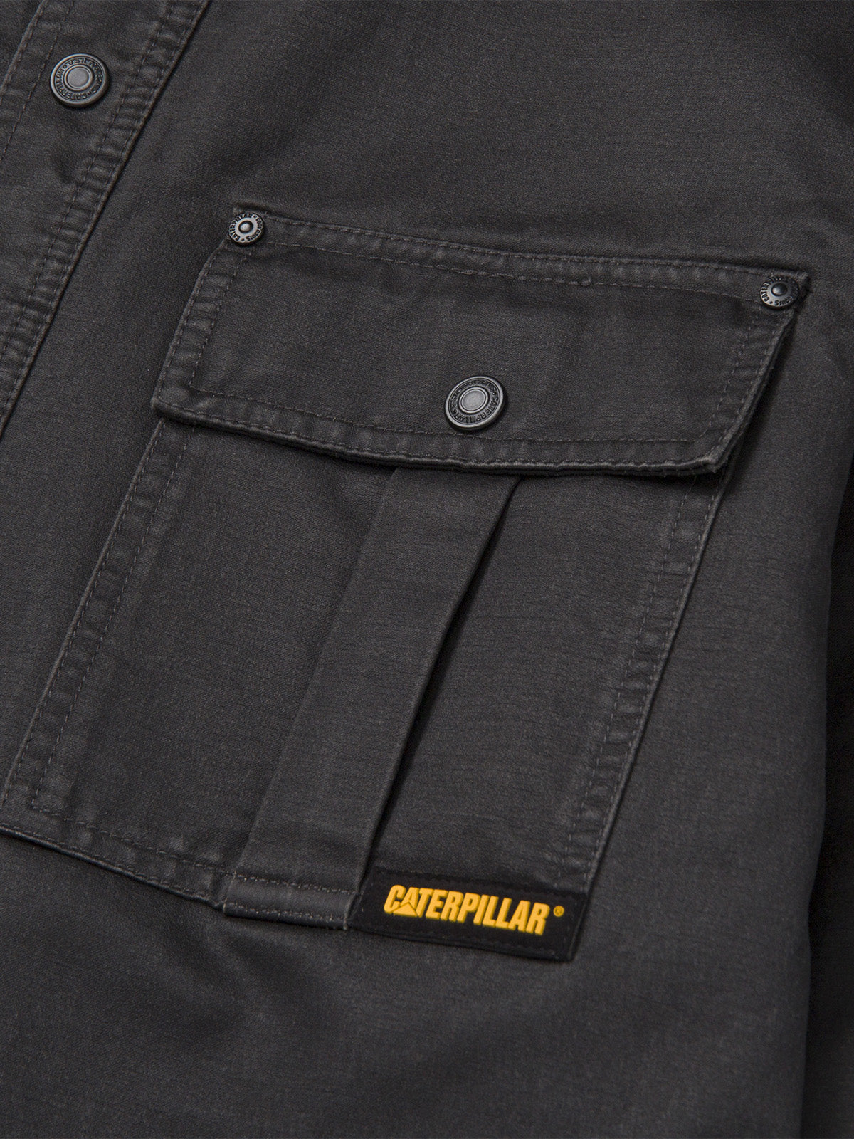 Chaqueta Hombre Waxed Cotton Shirt J Negro