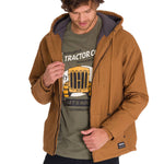 Chaqueta Hombre Hooded Sherpa Bronze Cat