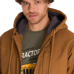 Chaqueta Hombre Hooded Sherpa Bronze Cat