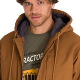 Chaqueta Hombre Hooded Sherpa Bronze Cat