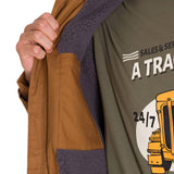 Chaqueta Hombre Hooded Sherpa Bronze Cat