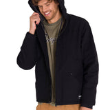 Chaqueta Manga Larga Hombre Hooded Sherpa Lined Negra Cat