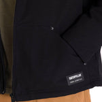 Chaqueta Manga Larga Hombre Hooded Sherpa Lined Negra Cat