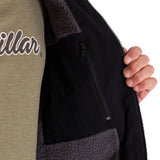 Chaqueta Manga Larga Hombre Hooded Sherpa Lined Negra Cat