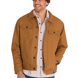 Chaqueta Manga Larga Hombre Trucker Bronce Cat